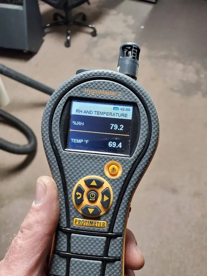 Moisture meter humidity assessment for Mold Remediation & Removal in Uniontown